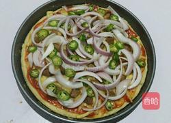 洋葱牛肉披萨的做法图解9