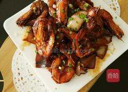 红烧虾的做法图解6