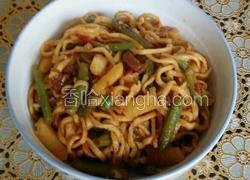 土豆豆角焖面