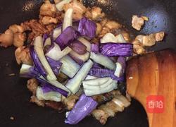 家常茄子烧肉的做法图解8