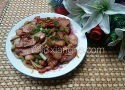 青椒洋葱炒腊肉
