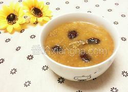 小米红枣核桃稀饭