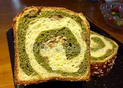 双色面包抹茶味
