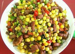 豌豆炒肉丁