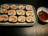 鲜美火腿寿司