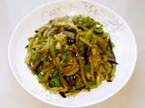 辣椒炒茄丝