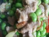 青豆米炒肉
