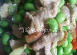 青豆米炒肉