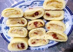 糯米风味腊肠豆渣馒头卷