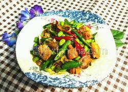 鸡丁炒毛豆