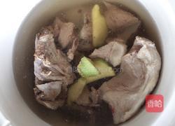 小白菜玉米笋扇骨汤的做法图解3