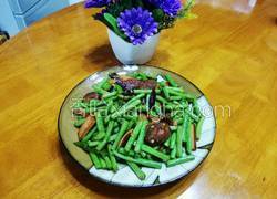 香肠火腿炒豇豆
