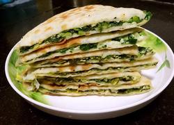鸡蛋小葱饼