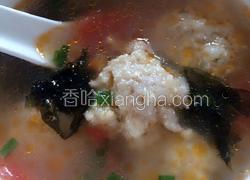 紫菜番茄丸子汤