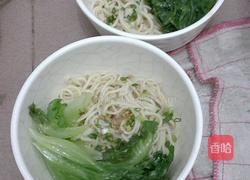 肉饼促肉汤面的做法图解3