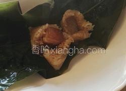 黑猪肉香糯米粽