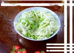 毛豆炒茭白