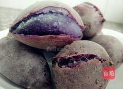 紫薯饼的做法图解2