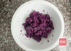 紫薯饼的做法图解3
