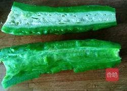 苦瓜煎蛋的做法图解2