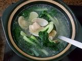 盐水蛤蜊煲小白菜的做法[图]