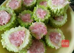 苦瓜酿肉的做法图解3