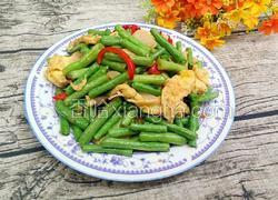 豆角炒鸡蛋