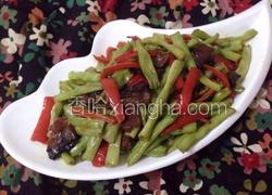 长豆角炒腊肉