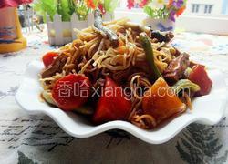 豆角土豆素卤面