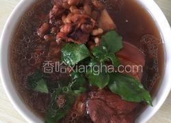 大骨墨鱼赤豆汤