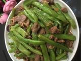 四季豆烧猪肉