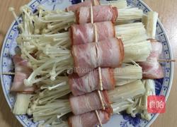 培根金针菇卷的做法图解6