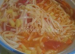 西红柿土豆面条