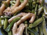 鸡脚烧四季豆
