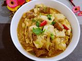 梅花肉炖豆腐米粉的做法[图]