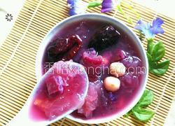 红枣紫薯银耳汤