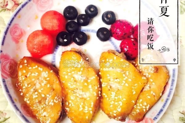 烤箱版烤鸡翅(蜂蜜/烧烤)