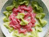 彩色蝴蝶面