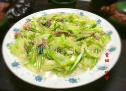 西葫芦炒肉丝
