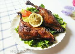 柠香黑椒烤鸭腿