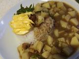 咖喱鸡腿盖饭