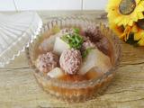 羊肉丸子氽冬瓜