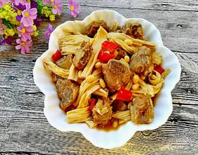 腐竹黄豆焖排骨[图]