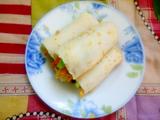 鸡蛋三丝卷饼