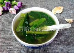 苦麦菜豆角汤