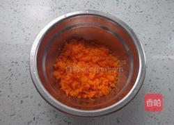 沙拉米饭胡萝卜鸡蛋饼的做法图解3
