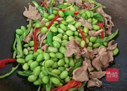 毛豆炒肉片的做法图解6