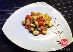 茄汁蚕豆的做法图解4