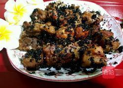 黑麻麻炸排骨的做法图解7