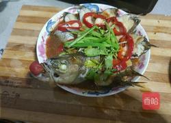 寧蒙蒸鲈鱼(次稱孔雀开屏鱼)的做法图解12